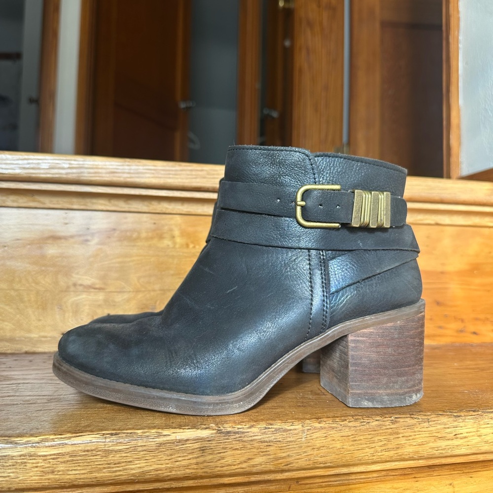 Lucky Brand Leather Ankle Boots
